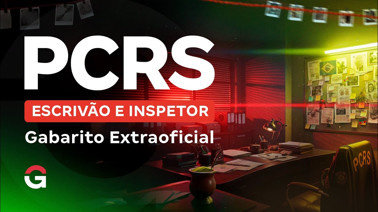 Concurso PC RS Escrivão e Inspetor: Gabarito Extraoficial