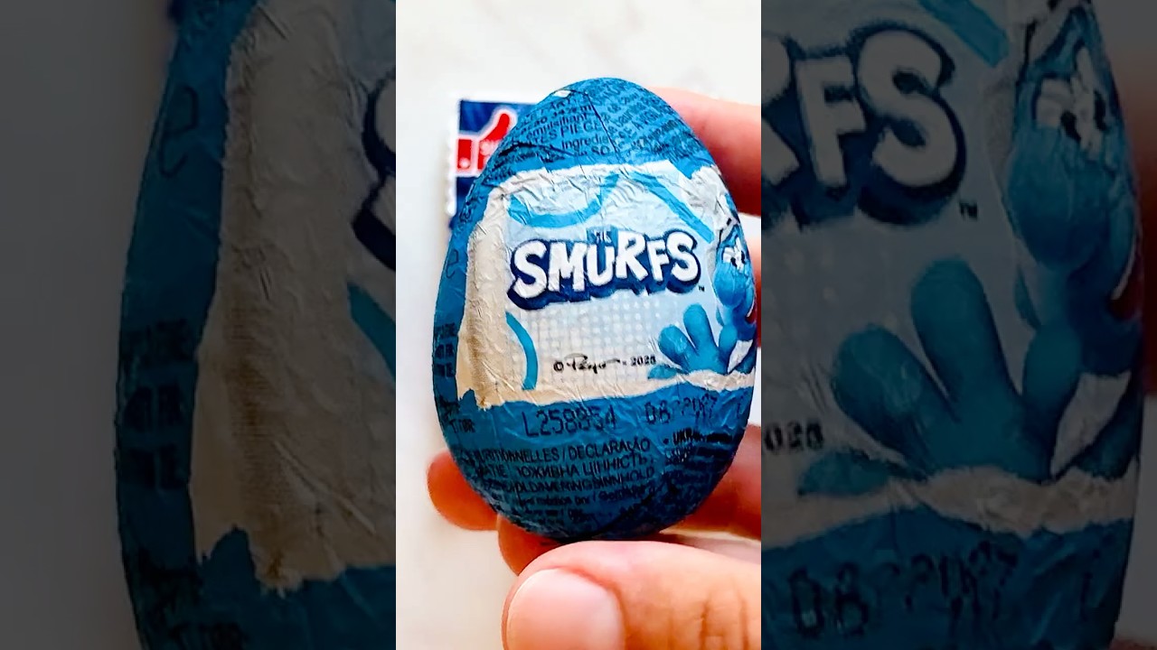 ASMR Surprise Egg Opening Smurfs 