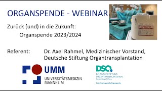 Organspende: Zurück (und) in die Zukunft: Organspende 2023/2024