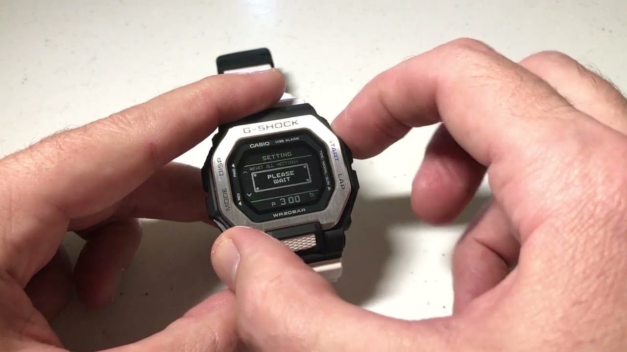 Casio G-Shock (GBX100) | Reset Data - YouTube