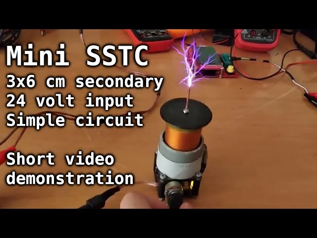 230V Teslaspule Bausatz, Halfbridge SSTC kit, Solid State Tesla Coil