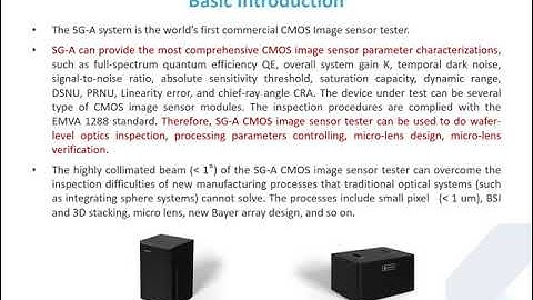 CMOS Image Sensor Tester Help You Speed Up Time to Market