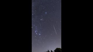20191031 4K星空タイムラプス 流星痕