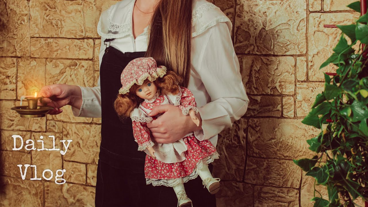 Проведите эти зимние дни в деревне: реставрация винтажной куклы, стирка и уборка