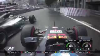 Hamilton vs ricciardo 2016 monaco