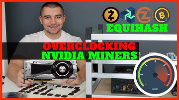 How To Overclock Nvidia GPU for Equihash Mining - Best Hashrates 1080 TI 1070 TI 1060 1050 TI