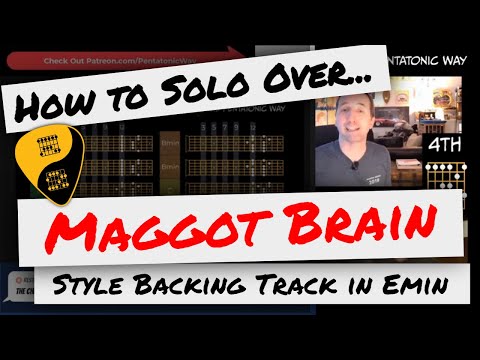 🎸 How to Solo Over Backing Tracks | Maggot Brain Guitar Backing Track