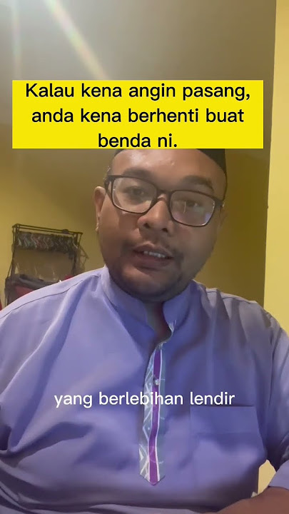 Khas untuk pesakit angin pasang. #anginpasang #muscarephallus