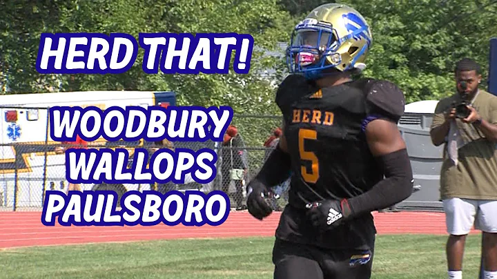 Woodbury 46 Paulsboro 8 | Week 3 Football | Anthon...