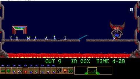 Lemmings Custom Level - Think Twice