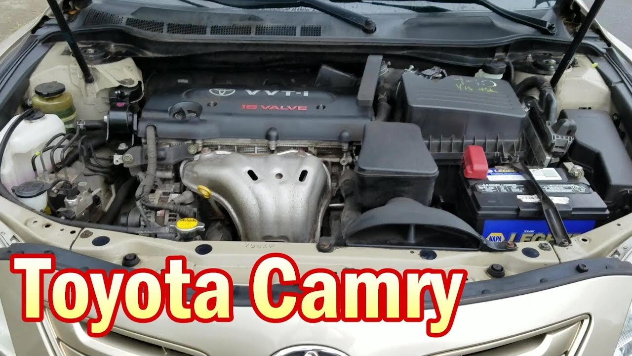 Identification Toyota Camry under Hood Diagram 