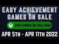 Easy Achievement Games On Sale This Week #Xbox