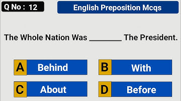English Preposition Mcqs | preposition Mcqs practice | preposition Exercise objective Questions