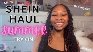 2024 SUMMERTIME SHEIN TRY ON HAUL ~ Bathing suit, shorts, jewelry, etc. + size small