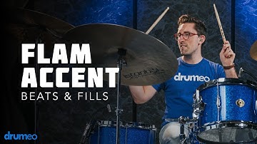 How To Play A Flam Accent On The Drums - Drum Rudiment Lesson