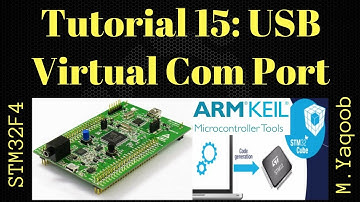 STM32F4 Discovery board - Keil 5 IDE with CubeMX: Tutorial 15 USB VCP - Updated Dec 2017