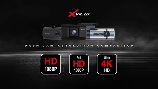 XVIEW Dash Cam Resolution Comparison - Technology Video screenshot 1