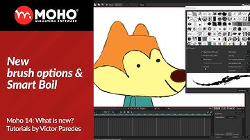 Moho 14 Tutorials: New brush options & Smart Boil