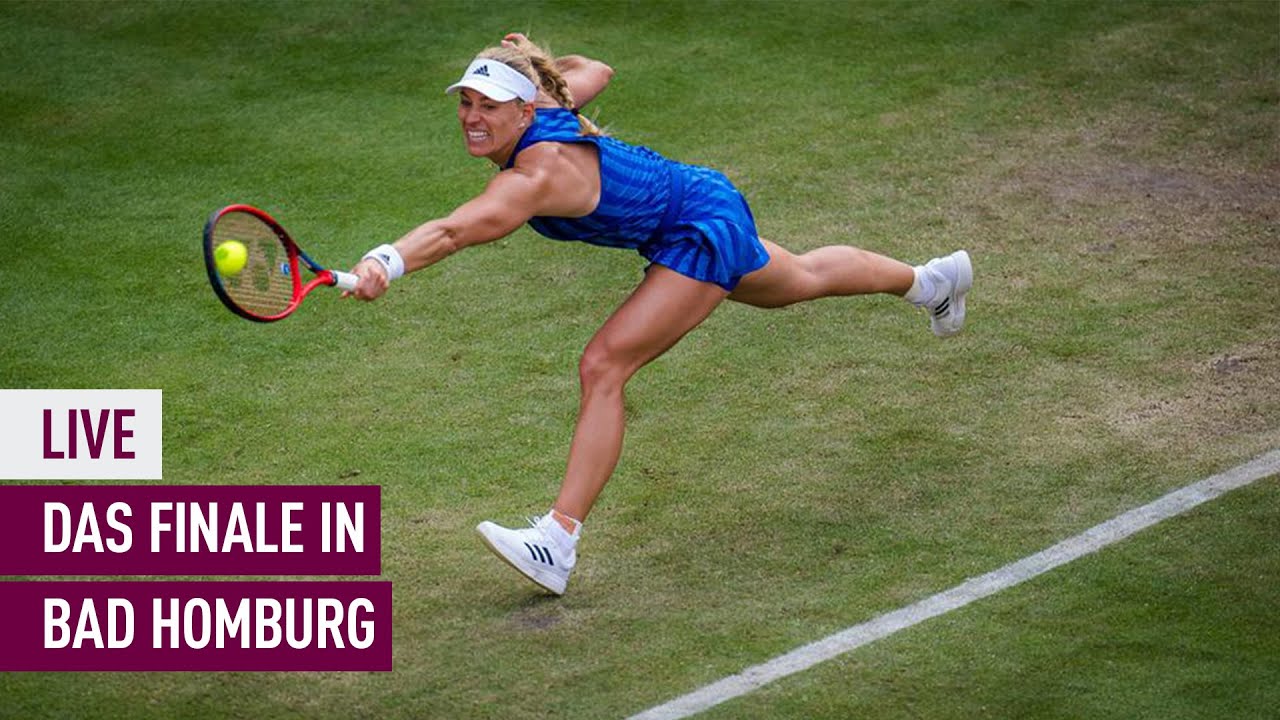 Tennis Finale beim Tennis-Turnier in Bad Homburg 26.06.2021 live sport 