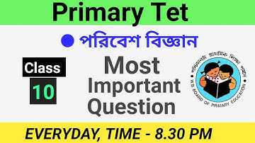 Environmental science ।। Primary Tet preparation ।। পরিবেশ বিজ্ঞান ।। CTET ।। Set-1।। EVS ।।