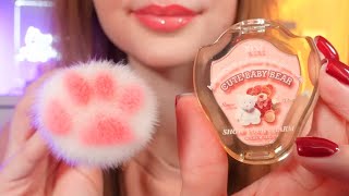 asmr doing your makeup in 1 minute 🐾✨