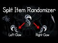 Hollow Knight Randomizer but the items are split