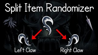 Hollow Knight Randomizer but the items are split