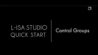 L-ISA Studio Quick Start: Control Groups screenshot 4