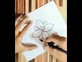 Flower design shorts art viral trending easy design youtubeshorts