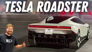 I Went To The Tesla Roadster Unveil! Insane Stunts, Battery & Motor, Interior, Design