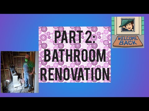 Part 2 Bathroom Renovation - YouTube