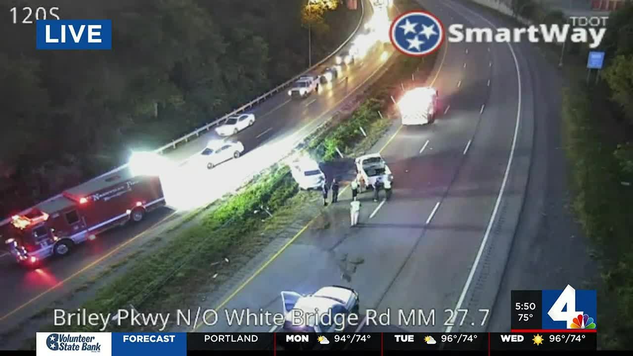 Crash on Briley Parkway - YouTube