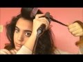 How To: Velcro Rollers on Curly Hair - Wet to Dry Routine