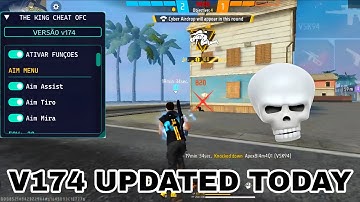 the king cheat v174 key | free fire mod menu | free fire hack | the king cheat I