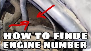 How to find Mercedes Engine number screenshot 2