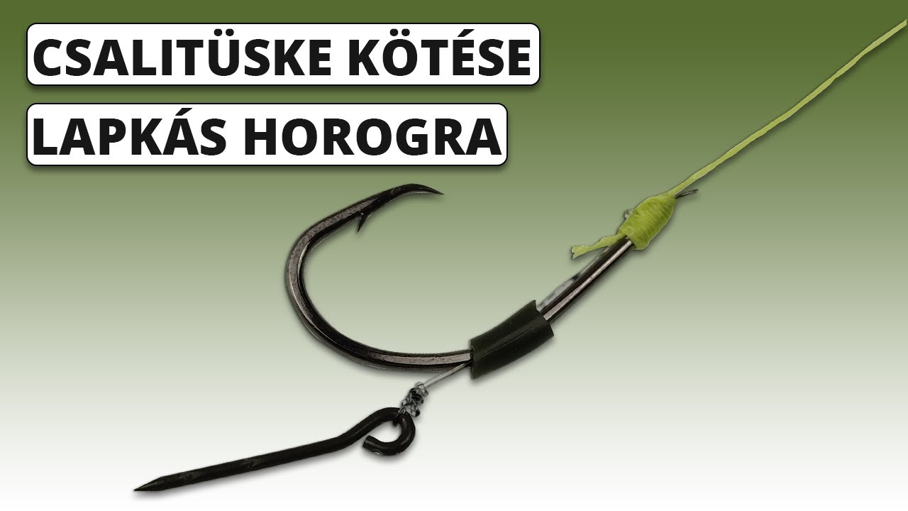 Csalitüske kötése lapkás horogra - Get The Fish