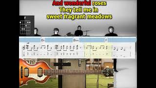 Till there was you Beatles mizo lead vocal lyrics chords tab