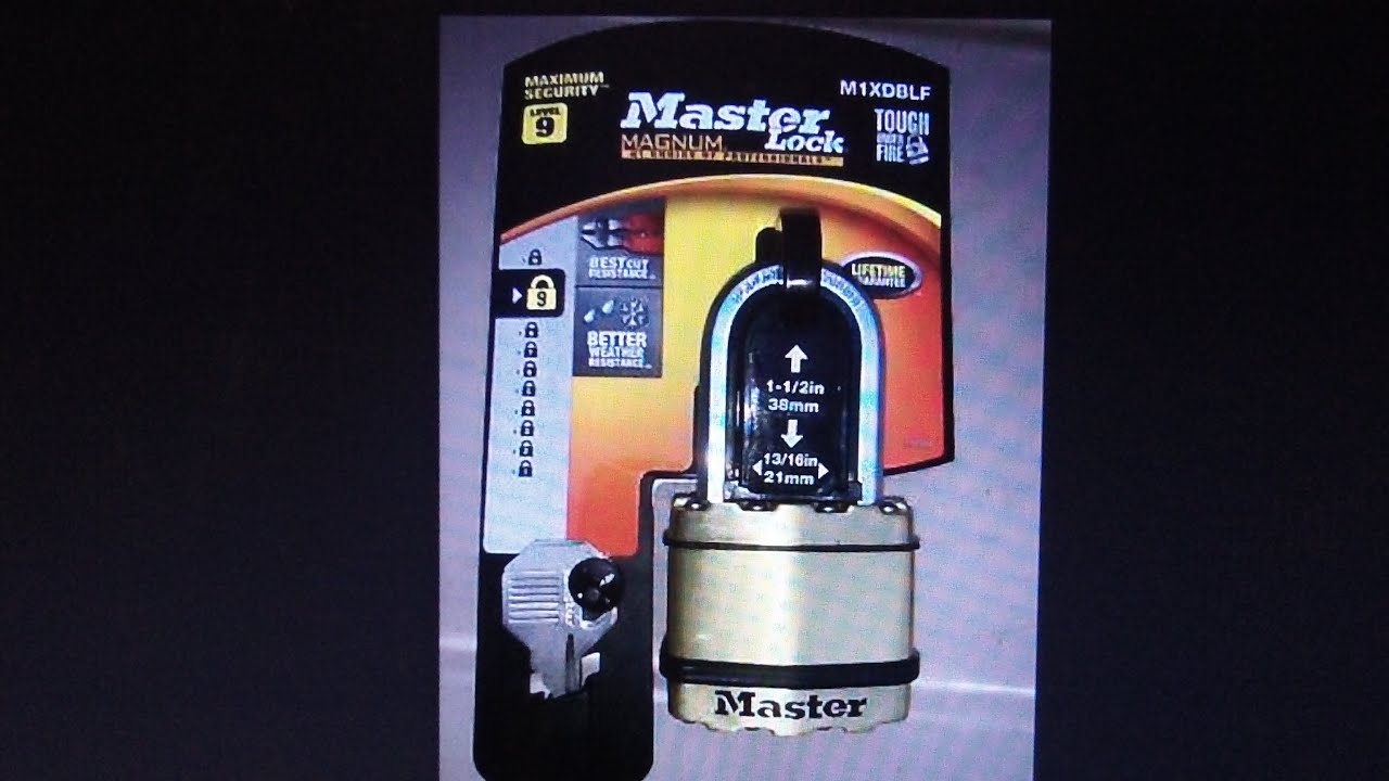 Master "Level 9" Magnum Lock.