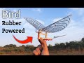 Make a rubber band powered ornithopter with new flapping mechanism ornithopter diy