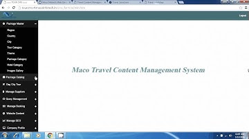 Dynamic Travel Website with Content Management System - Maco Infotech Ltd