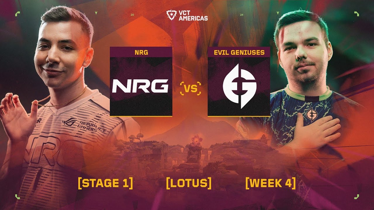 NRG vs Evil Geniuses - VCT Americas Stage 1 - W4D2 - Map 2 - YouTube