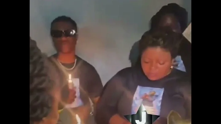Wizkid And His Siblings At His Mother's Candle Night Procession | Wizkid Mother's Burial