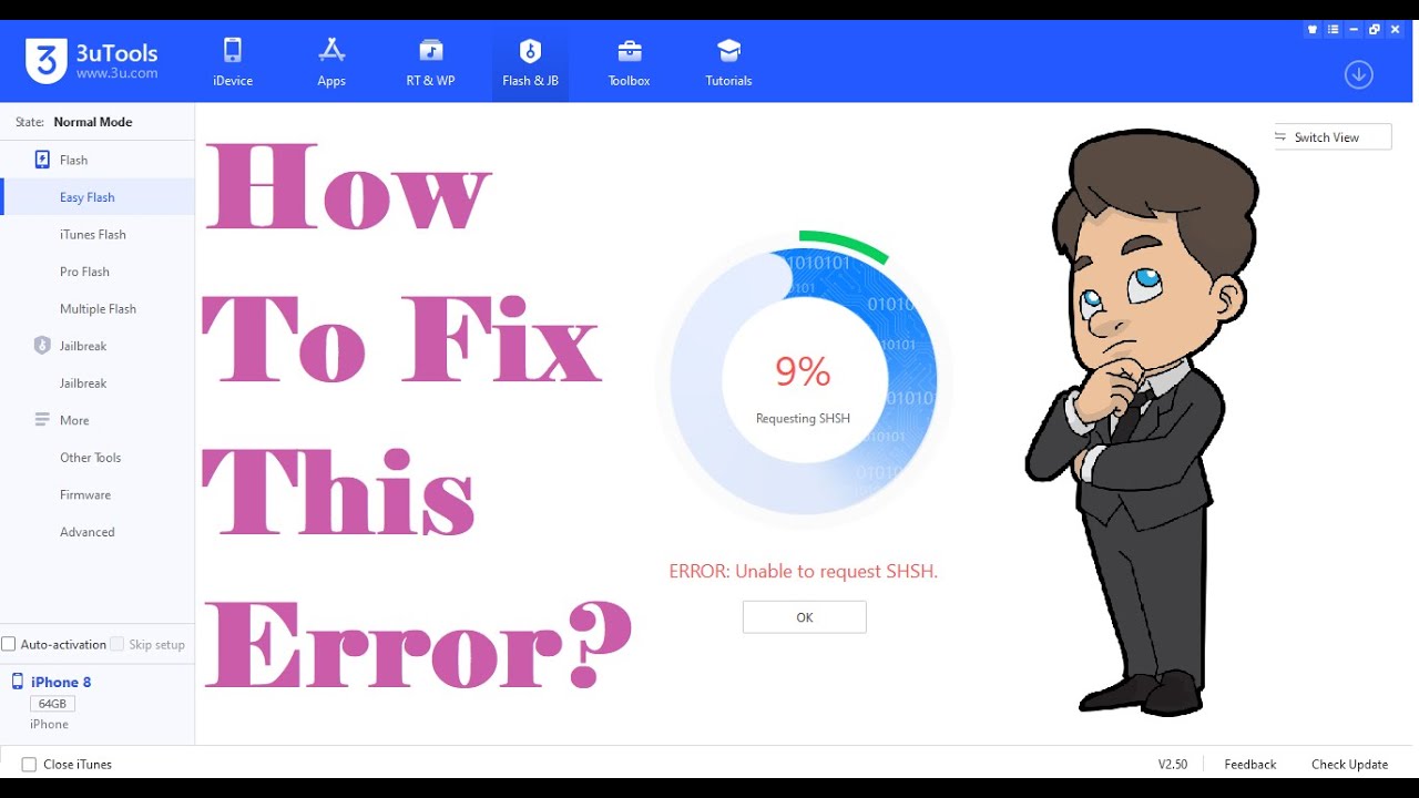 error 1001 คือ  2022 Update  Unable To Request SHSH Error !! How To Fix The Error? All model of iphone fix using this trick |