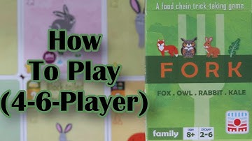 HOW TO PLAY -- FORK (4-6 players)