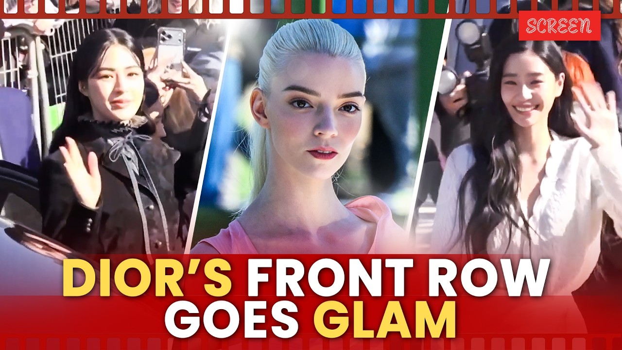 Anya Taylor-Joy and LingOrm Join Global Celebrities at Dior Fashion Week Show in Paris