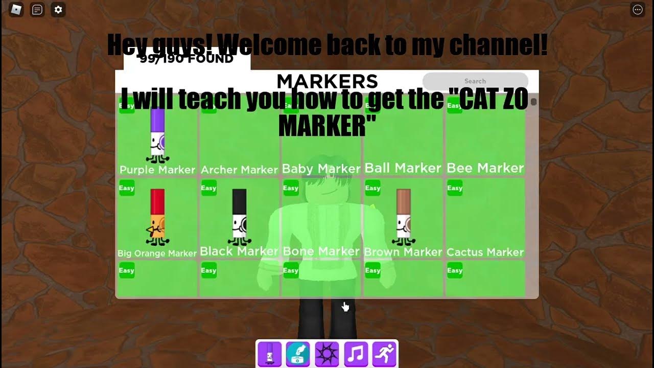 How to get the CATZO MARKER in FIND THE MARKERS! YouTube