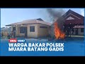 Warga Bakar dan Rusak Polsek Muara Batang Gadis Dipicu Isu Tangkap dan Lepas Tahanan