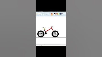 How to draw Bicycle in Mspaint Part 2 || Brother Princess Computer Center