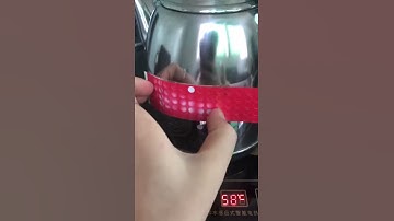 Custom order temperature color change Warm Mark label sticker