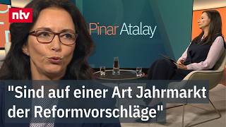 Viele Streitpunkte habe es beim Reformgipfel gegeben, so DGB-Chefin Fahimi bei Pinar Atalay | ntv